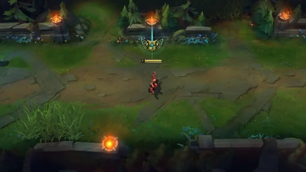Lee Sin showing Level 7 Mastery Flair